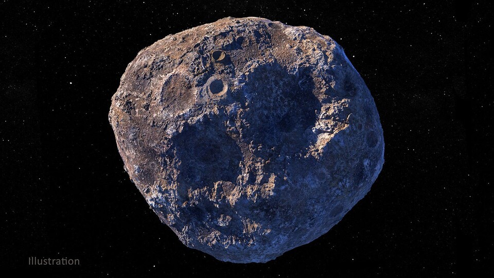 Nach fast vier Jahren soll die Mission zur Erkundung des Asteroiden »16 Psyche« fortgesetzt werden. (Bild: NASA)