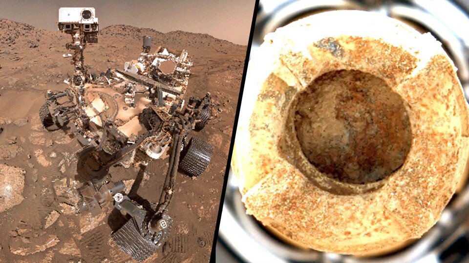 Der NASA-Rover Perseverance hat eine Entdeckung gemacht und direkt ein Selfie geschossen. (Bilder: NASA)