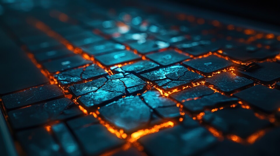 So heiß wird die Tastatur eures Notebooks hoffentlich nicht, Temperaturen über 40 °C sind aber keine Seltenheit. (Quelle: Adobe Stock)