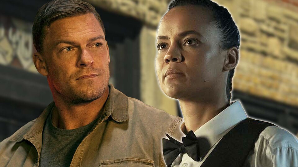 Jetzt tritt Neagley (rechts: Maria Sten) aus dem Schatten von Reacher (links: Alan Ritchson) und darf selbst scheinen, wie ihr auf dem Bild unschwer erkennen könnt. Bildquelle: Amazon MGM Studios