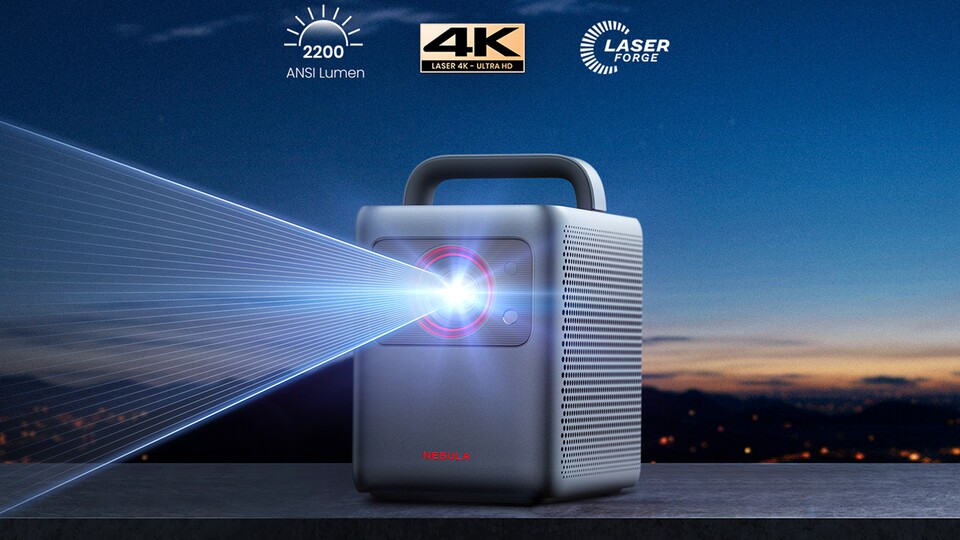4K, bis zu 2200 ANSI Lumen und Laser - inklusive Chomecast, Android TV und vielem mehr ist er eine echte Empfehlung!