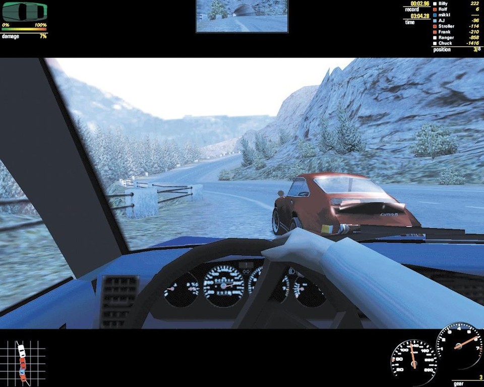 Das 3D-Cockpit gehört zu den wenigen optischen Schwachpunkten.