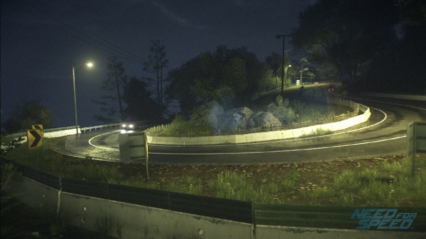 Der Stadtteil El Rey aus dem Rennspiel Need for Speed.