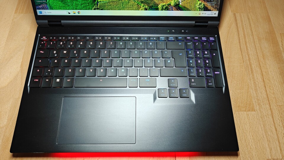 Das Neo 16 verfügt über eine hervorragende Tastatur.