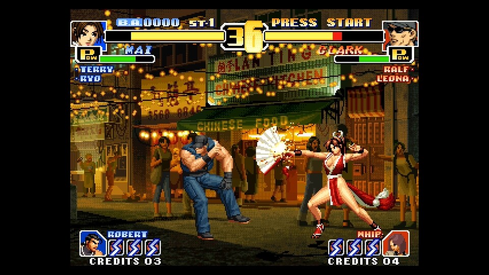 Das NEO GEO war berühmt für seine Prügelspiele. Ihr wart Fans von Street Fighter II auf dem SNES? Dann schaut euch die Auswahl auf dem NEO GEO an, es lohnt sich!