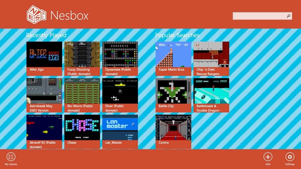 Der NES-Emulator Nesbox ist ab sofort im offiziellen Microsoft Store erhältlich.