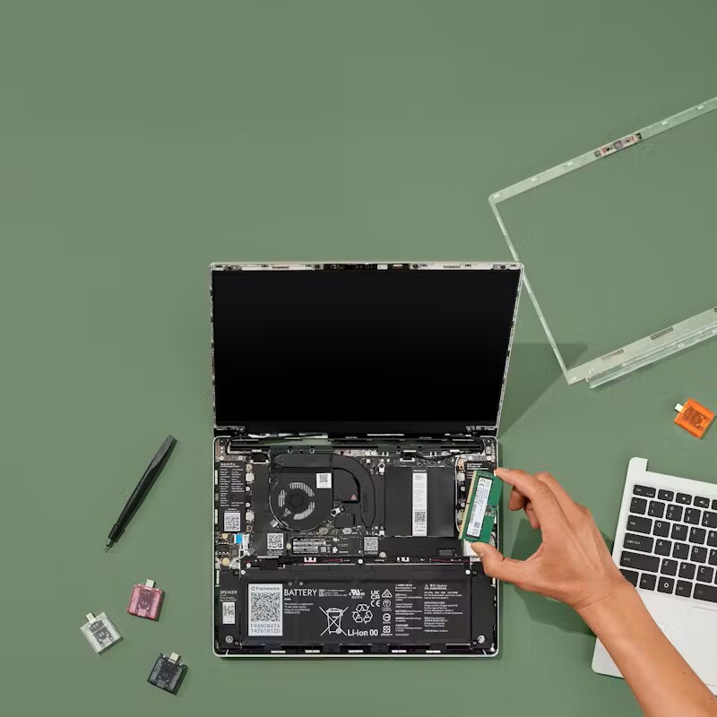 Framework bietet aktuell den einzigen modularen Laptop auf dem Markt. (Quelle: Framework)