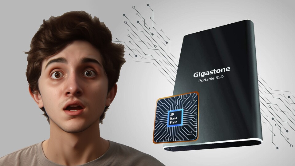 Eine vermeintlich neue SSD der eher unbekannten Marke Gigastone überrascht ihren Käufer mit unerwarteten Daten.