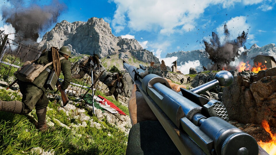 Gameplay aus Isonzo: Das historisch akkuratere Battlefield 1
