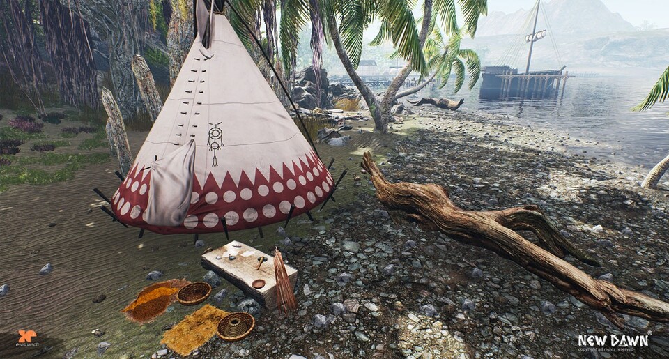 In New Dawn übernimmt der Spieler die Rolle eines südamerikanischen Ureinwohners und kämpft gegen ruchlose Piraten.