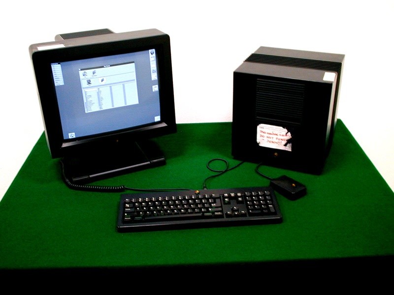 Der NeXT Computer, auf dem das WWW erfunden wurde. : Der NeXT Computer, auf dem das WWW erfunden wurde.