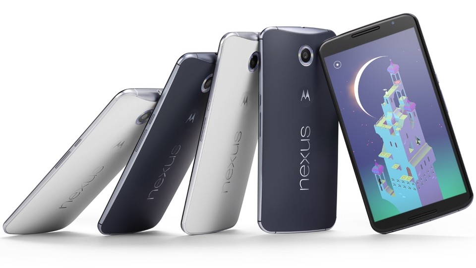 Das Nexus 6 verwendet einen AMOLED-Bildschirm.