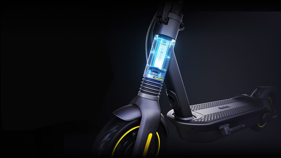 Die hydraulische Federung des MAX G2 D sorgt für ein äußerst komfortables Fahrgefühl.