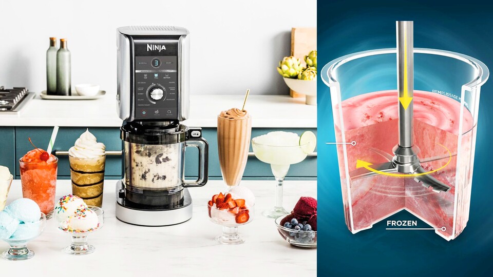 Von Eiscreme bis Slushi macht euch der Ninja CREAMi verschiedenste kühle Köstlichkeiten.