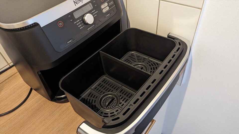 Zwei Kammern oder eine große: Dieser Aifryer lässt euch die Wahl.