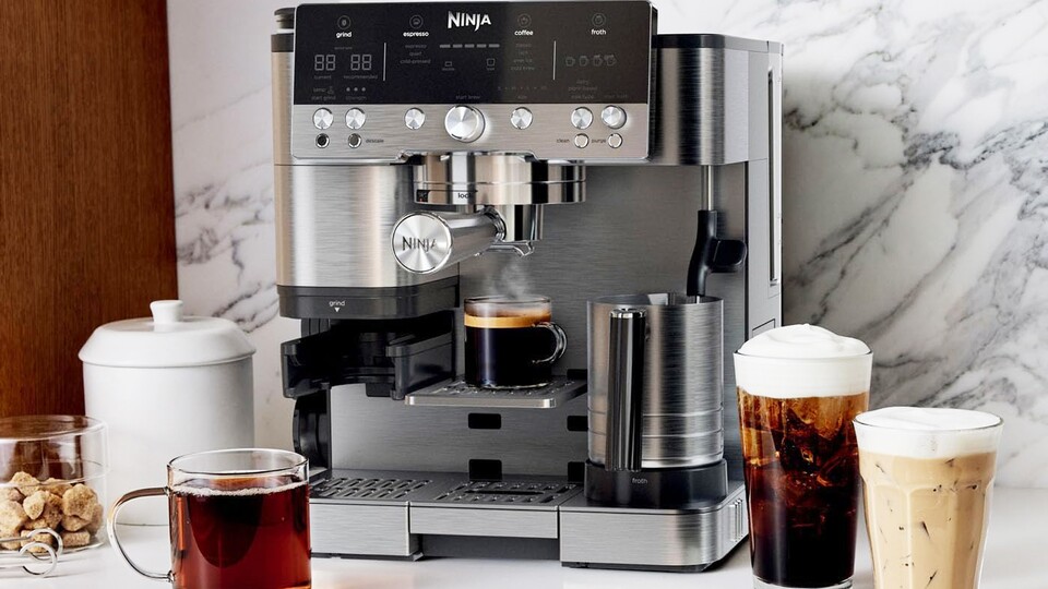 Espresso, Cappuccino und sogar Cold Brew: Der Ninja Luxe Premier macht den perfekten Kaffee für nahezu jede Situation.