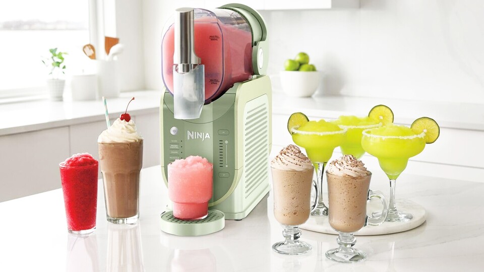Frappé, Slush oder Margaritas – unterschätzt nicht die Vielseitigkeit des Ninja SLUSHi!