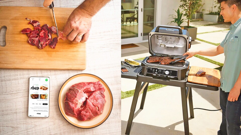 Airfryer, Grill und Kochstelle zugleich: Der Ninja Woodfire kann richtig viel!