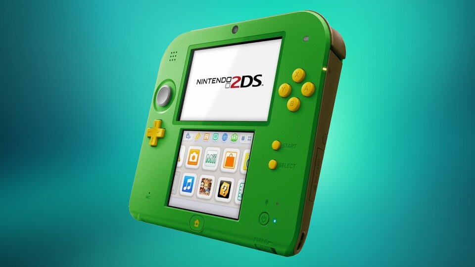 Der 2DS lag besser in der Hand, als man vermuten mag. (Bild: Nintendo)