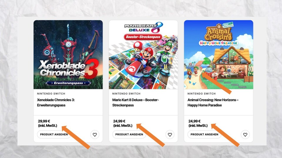 Die Kosten für Zusatzinhalte liegen oft bei fast 30 Euro und richten sich vor allem an die beliebten Top-Hits aus dem Nintendo-Bereich.