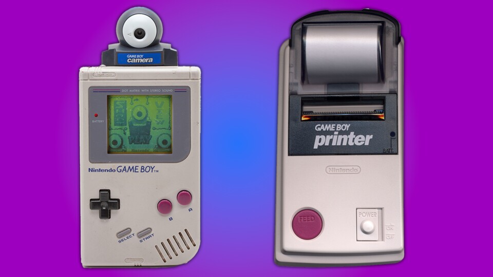 Game Boy Camera und Printer musste man separat kaufen. (Bild: Nintendo)