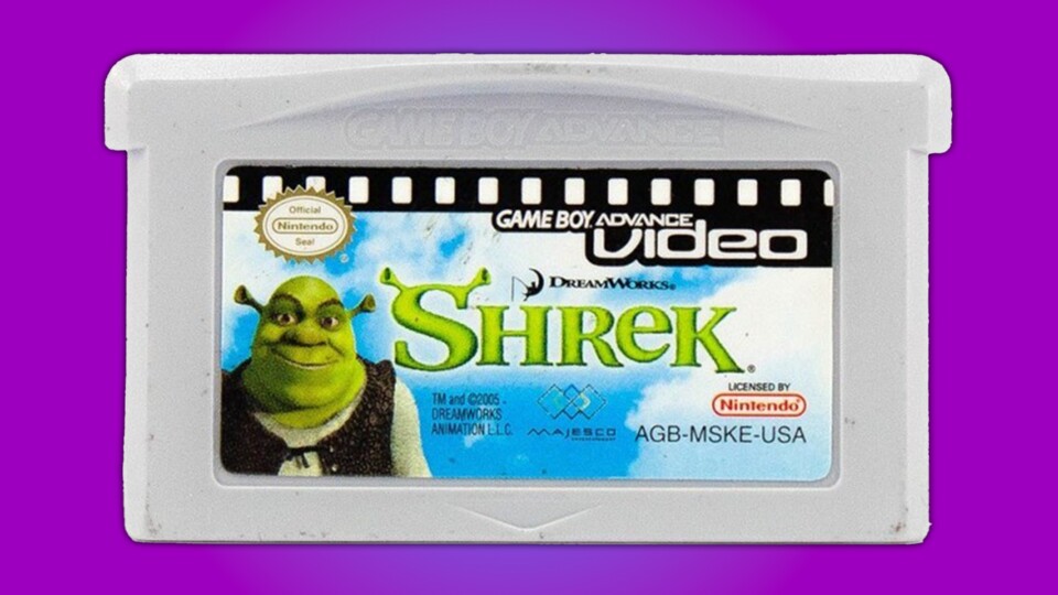Ja, man kann wirklich »Shrek« auf dem Game Boy Advance anschauen. (Bild: Nintendo)
