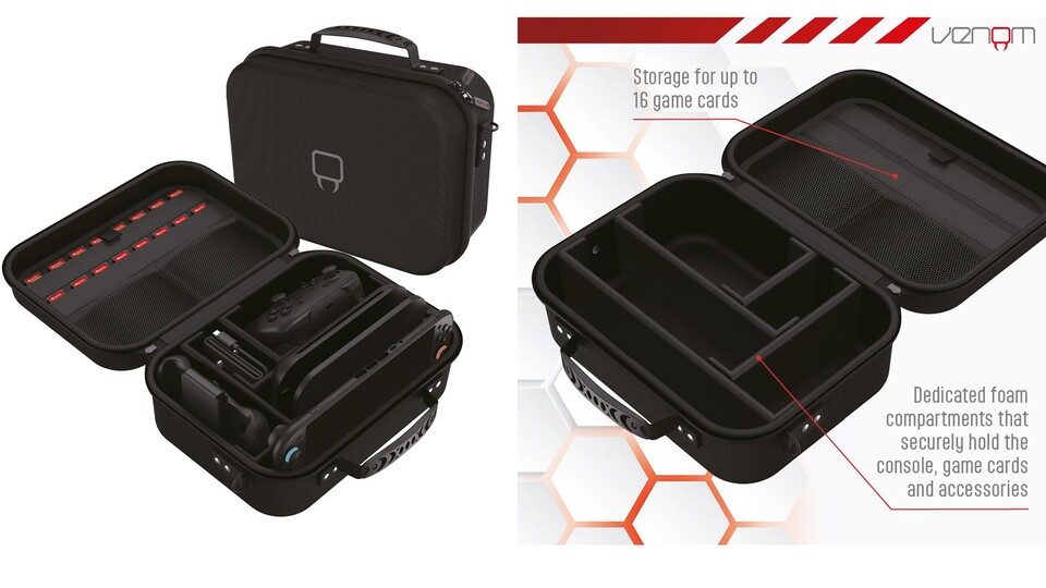 Mit der Reisetasche für die Nintendo Switch 2 habt ihr sicherlich immer alles mit dabei!