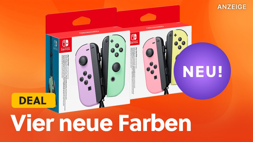 Endlich bringt Nintendo Joy-Cons in angenehmen Pastellfarben ohne Neon-Dröhnung auf den Markt!