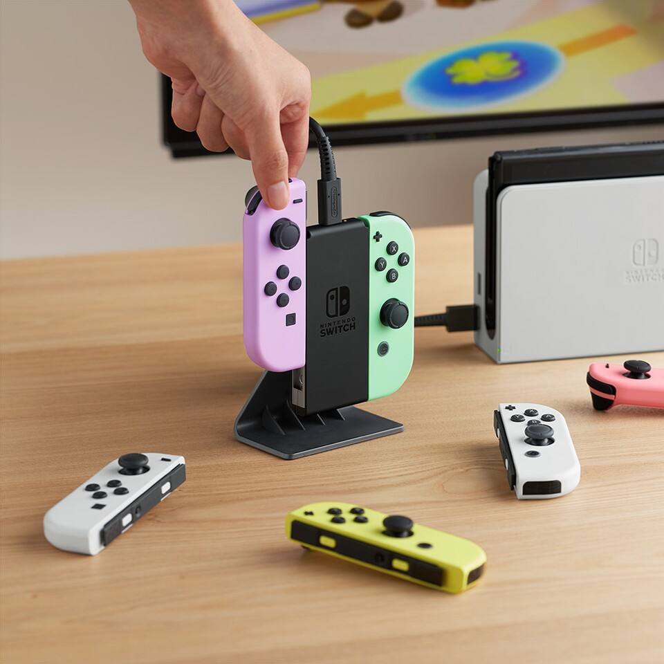 Die neue Joy-Con-Ladestation für die Switch. Quelle: Nintendo