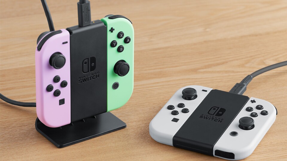 Die neue Joy-Con-Ladestation für die Switch erscheint am 17. Oktober. Quelle: Nintendo