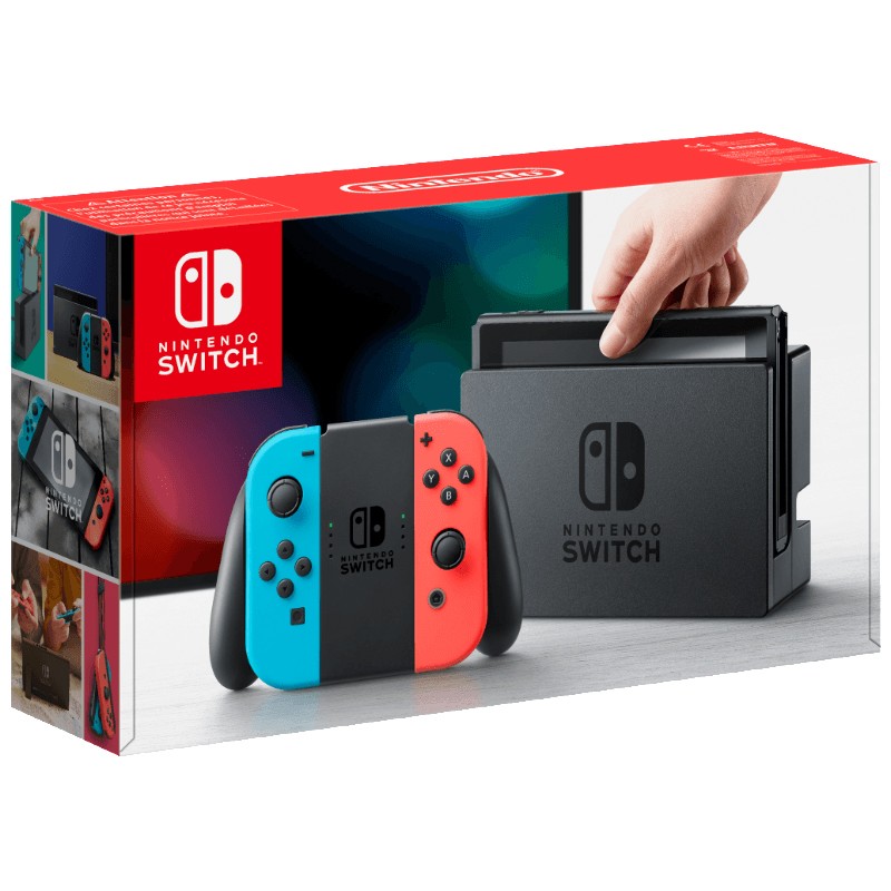 Nintendo Switch: Sowohl in Grau als auch farbenfroh in Rot/Blau im Angebot für 289€