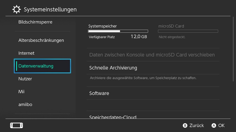 Rechts oben wird die Karte nicht erkannt. In diesem Fall ist sie noch nicht eingesteckt worden.