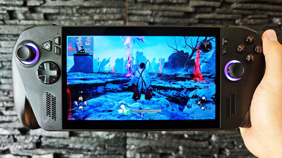 Nioh 3 ist spielbar, sieht aber nicht besonders gut aus. Da hilft auch der Ryzen Z2 Extreme nicht. (Bildquelle: Duy Linh DinhGameStar Tech)