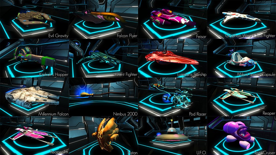 Das sind alle Schiffe, die mit der Modifikation hinzugefügt werden. 