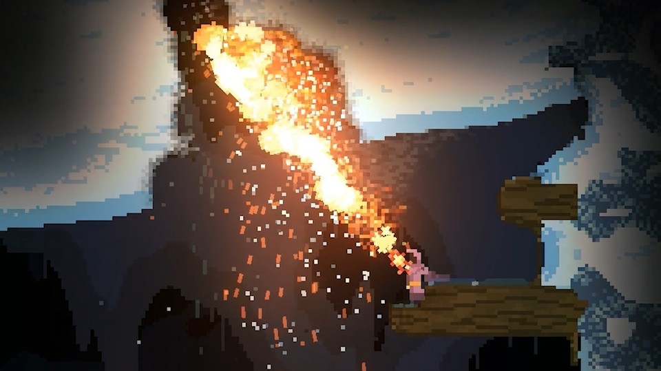 Noita - Gameplay-Trailer zum cleveren Pixel-Kleinod