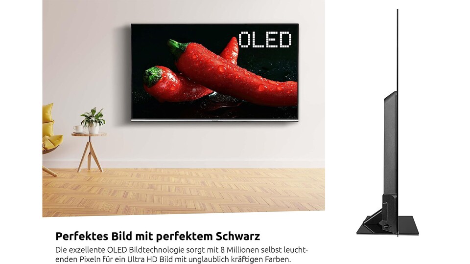 OLED-Farben sind einfach schön - und zu diesem Preis in dieser Größe ist das Angebot schier unglaublich.