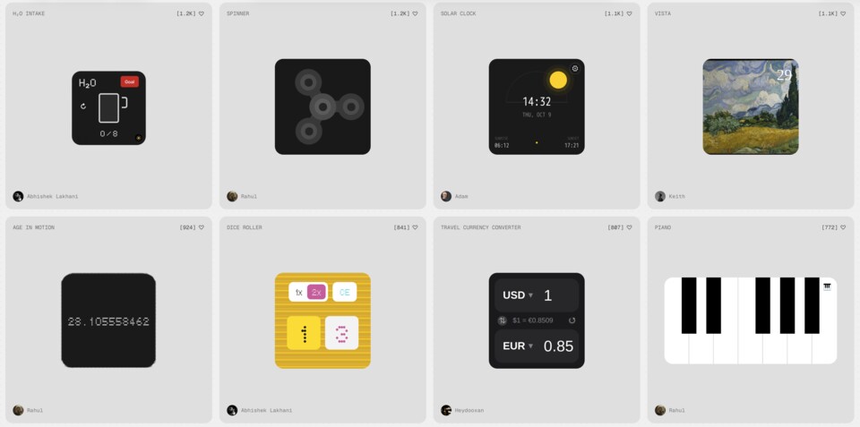 Mithilfe der Essential Apps lassen sich eigene Widgets per Prompt erstellen. Auf der Webseite des Herstellers könnt ihr zudem auf erstellte Widgets der Community zurückgreifen. (Bildquelle: GameStar Tech)