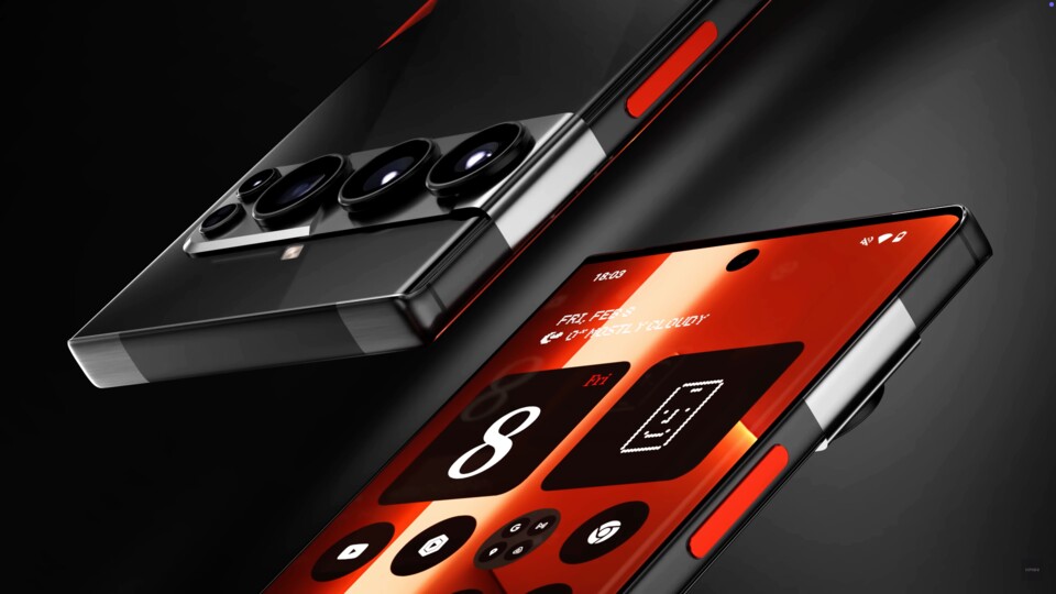 So könnte das Traum-Handy vom YouTuber Marques Brownlee (MKBHD) aussehen. (Bild: Nothing, ConceptCentral)