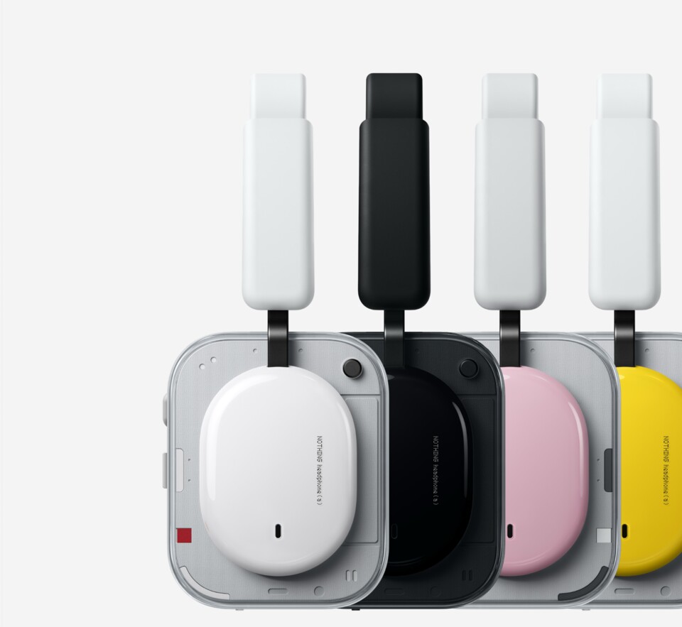 Der Headphone (a) ist in vier unterschiedlichen Farben erhältlich. (Bildquelle: Nothing)