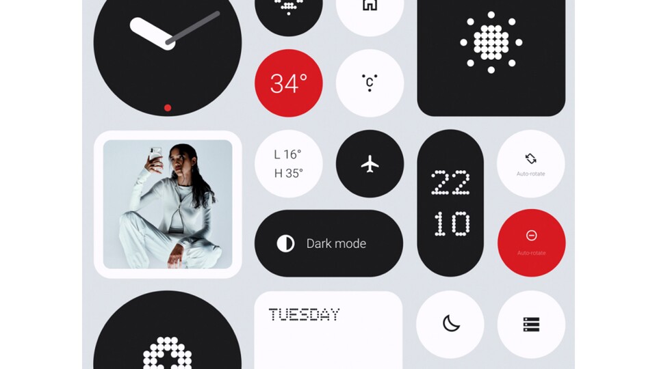Das Nothing OS 2.0 ist wie ein Baukasten für euch, mit dem ihr einzigartige Displaykompositionen erschaffen könnt!