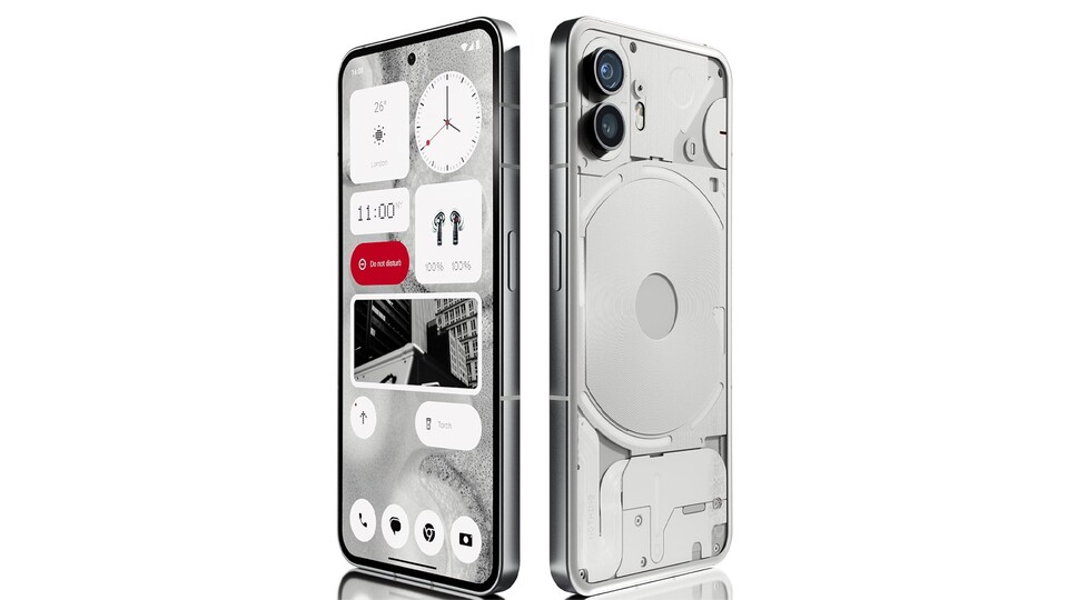 Mit dem starken 4.700 mAh-Akku kommt ihr locker durch den Tag und per Schnellladefunktion ist das Nothing Phone (2) in unter einer Stunde vollständig aufgeladen.