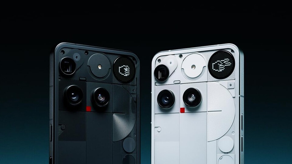 Egal ob schwarz oder weiß: Das neue Nothing Phone (3) macht optisch einiges her und geht erfrischend andere Design-Wege als die Konkurrenz!