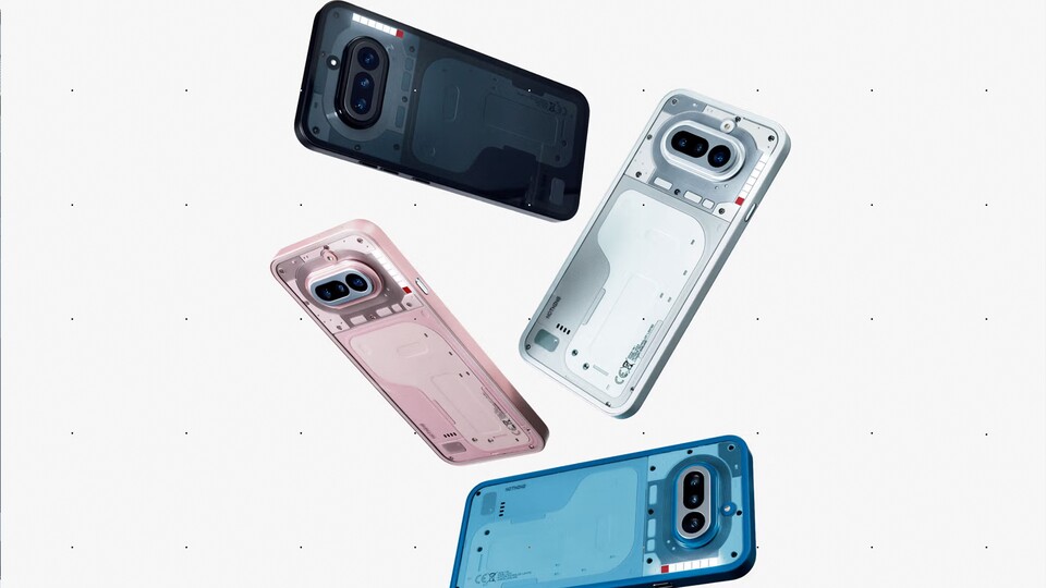 Das Phone 4a ist in vier verschiedenen Farbvarianten erhältlich. (Bildquelle: Nothing)