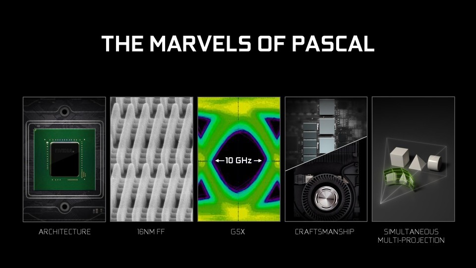 Neben der neuen Pascal-Architektur und der auf 16 Nanometer geschrumpften Strukturbreite soll die GTX 1080 auch vom neuen und schnelleren GDDR5X-Videospeicher profitieren.