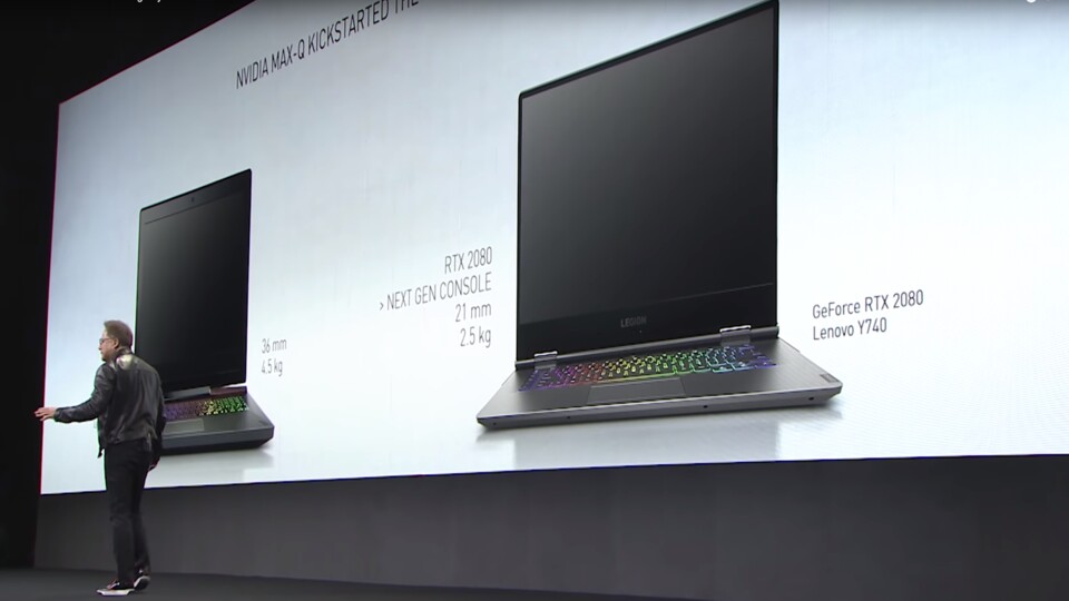 Der Vergleich von PC-Hardware und Konsolen ist nicht unproblematisch - Nvidia wagt ihn dennoch. (Bildquelle: Youtube/Nvidia)