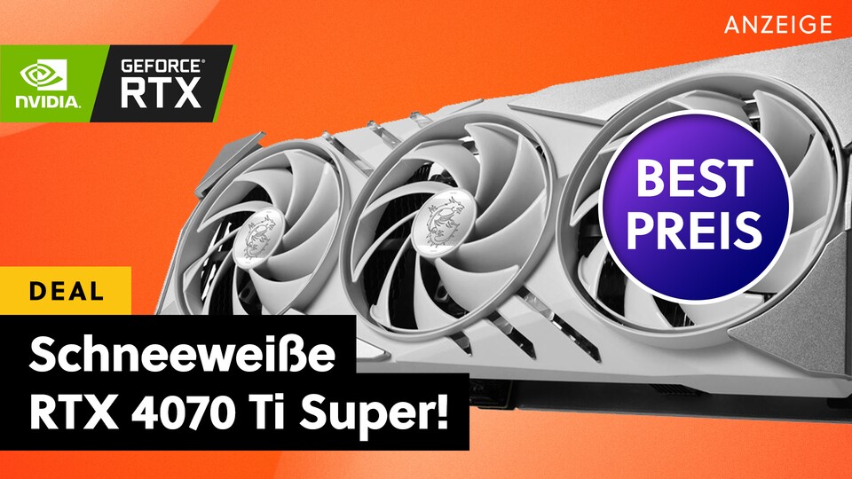 Ein echtes Ausnahme-Angebot bei Mindfactory: Die MSI GeForce RTX 4070 Ti Super Gaming X Slim zaubert euch wunderschöne 4K-Grafik und macht auch in puncto Gehäusedesign eine exzellente Figur!