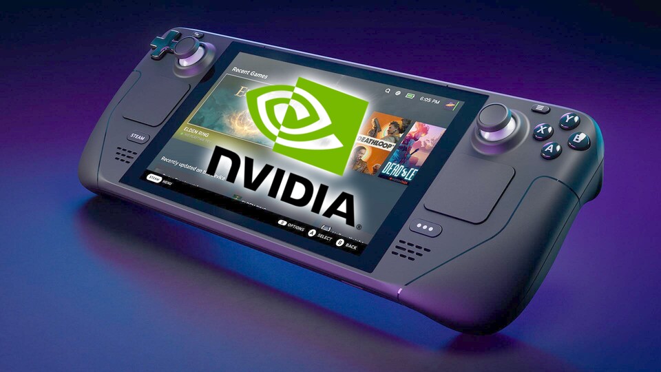 Werden Gaming-Handhelds bald von Nvidia angetrieben? (Bildquelle: ValveNvidia)