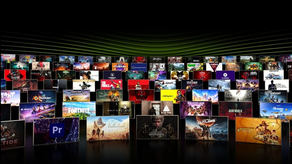 Die Zahl an Spielen und Programmen, die von NVIDIAs KI-Features profitieren, ist verdammt lang.