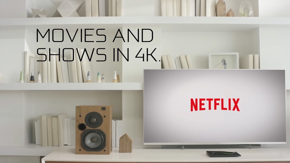 Mit der Nvidia Shield könnt ihr Serien und Filme in 4K Streamen!
