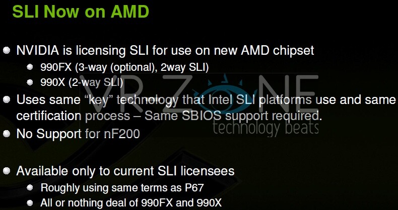 SLI wird auch auf AMD-Systemen wieder möglich.